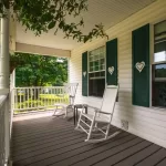 Cottage front porch.