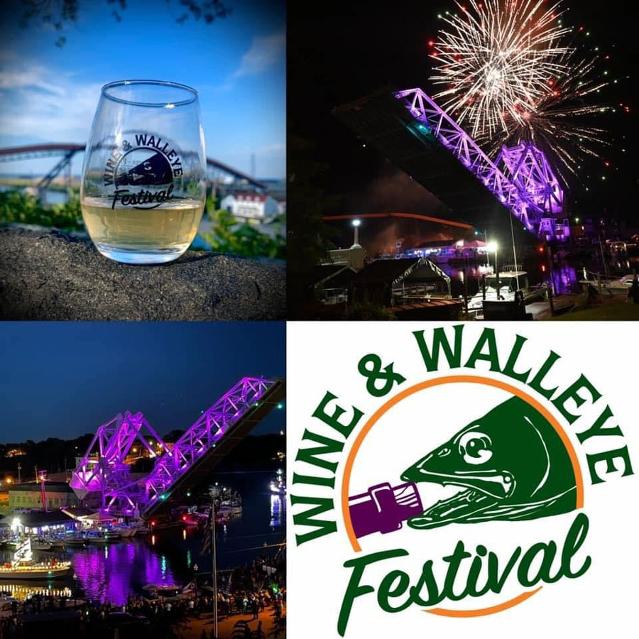 Wine & Walleye Festival.